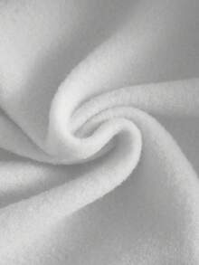 PAVTROS 男士休闲字母印花连帽衫，秋冬款 - 白色 - 查看 3