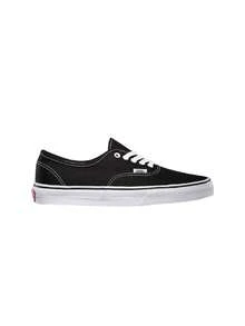 Authentic Women Casual Athletic Shoes Black VEE3 BLK - Black and White - View 1