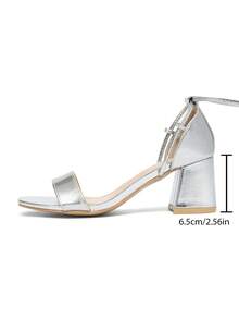 CUCCOO SZL Women Heeled Sandals Spring Shoes - Silver 4 - View 8