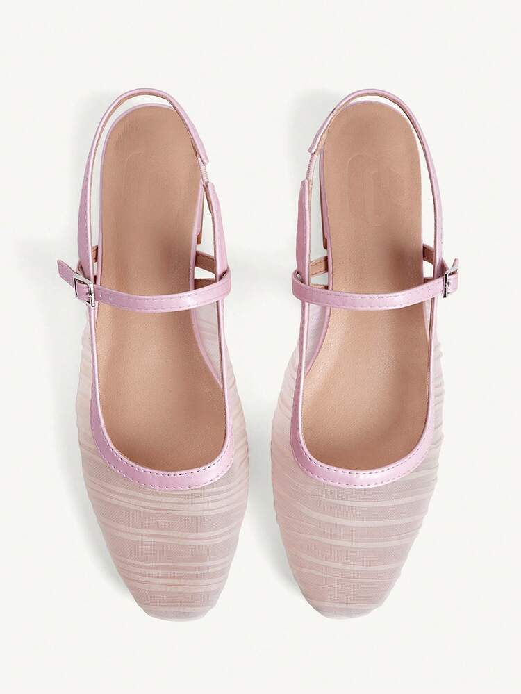 CUCCOO CHICEST Women's Mary Jane Flats, Simple Design With Ankle Strap, Suitable For Commuting, Dating, Gatherings, Parties, Holidays And Vacations For Christmas Summer Shoes Wedding Shoes Bride Shoes