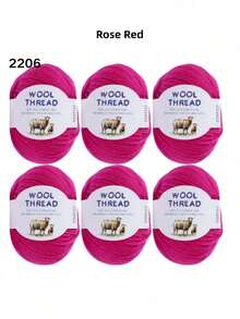 6 Sợi len lông cừu Merino Úc 300g 70% len Merino 30% sợi chống xù mềm mại thoải mái thoáng khí màu sắc rực rỡ dùng để đan áo len, áo vest, đồ thủ công mỹ nghệ, đồ dùng thủ công DIY - gói 6 quả bóng - Xem 58