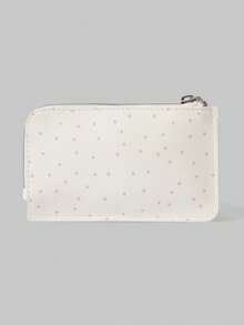 ROMWE Kawaii Ví đựng tiền lẻ tiện dụng hình hoạt hình dễ thương - Màu trắng d - Xem 4