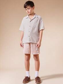 SUMWON Tween Boys Shorts - Khaki - View 3