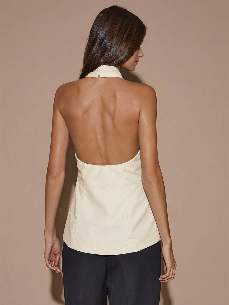 Women Two-Piece Outfits - Apricot - View 2