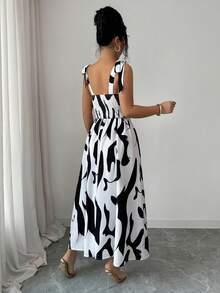 Elenzga Đầm midi xếp ly thanh lịch dành cho nữ, thích hợp dự tiệc và các dịp đặc biệt. - trắng - Xem 2