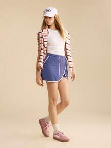 CUCCOO EASI Women's Flat Bottom Round Toe Sneakers Casual Shoes - Pink - View 10