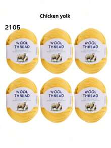 6 Sợi len lông cừu Merino Úc 300g 70% len Merino 30% sợi chống xù mềm mại thoải mái thoáng khí màu sắc rực rỡ dùng để đan áo len, áo vest, đồ thủ công mỹ nghệ, đồ dùng thủ công DIY - gói 6 quả bóng - Xem 30