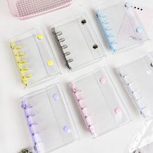 Joivida M5-Sized Portable Transparent Binder, Can Be Used As A Transparent Sticker Book, Sticker Pad, Photo Organizer, Album, Budget Planner, Journal, Notebook, Or Office Supply - multi-color - View 15