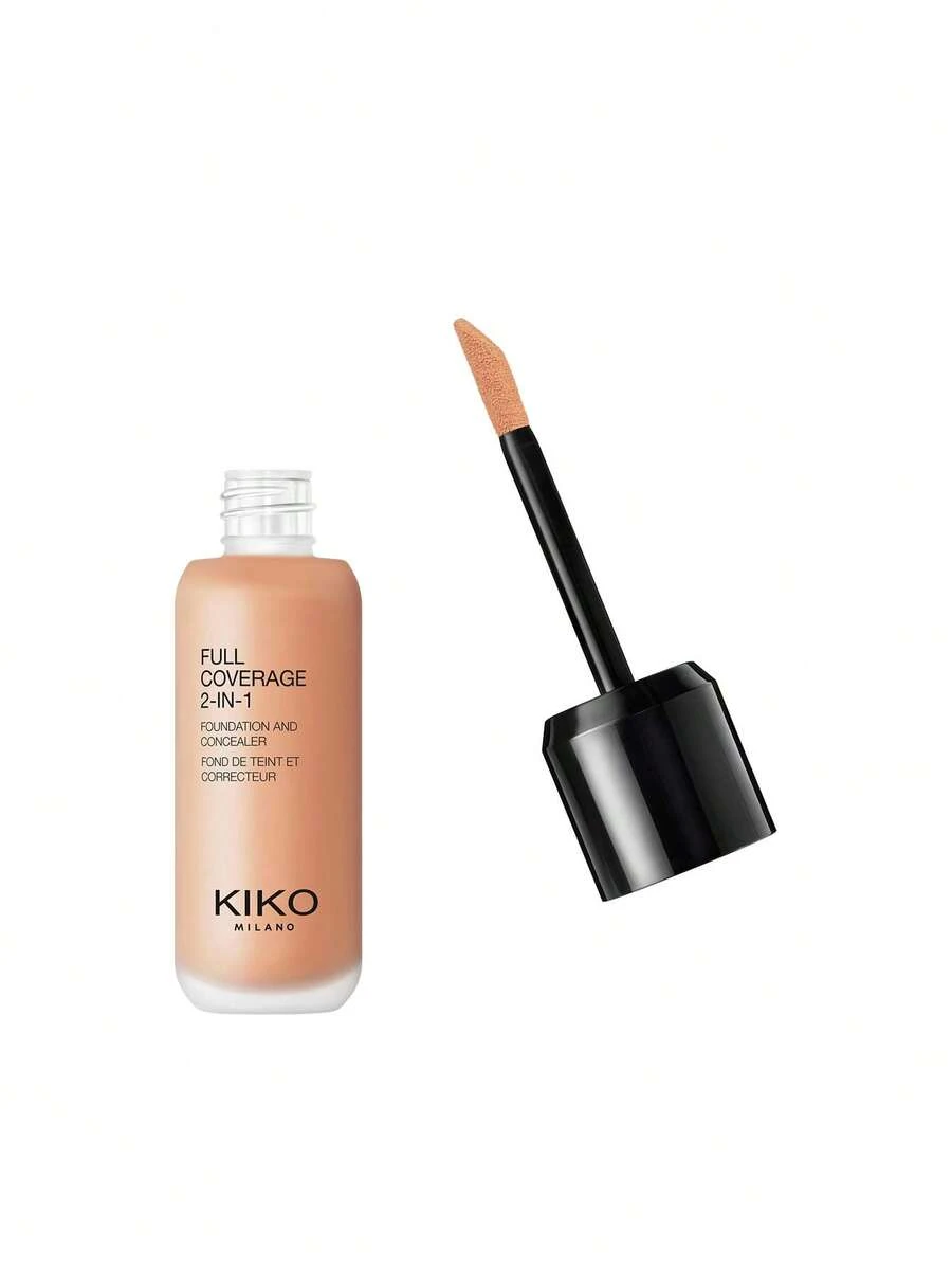 KIKO Milano Full Coverage 2 In 1 Foundation & Concealer WR50 Warm Rose 25 Ml - Warm Rose 50 - View 1