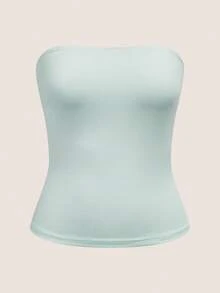 SHEIN EZwear 4 chiếc áo ống nhiều màu sắc dành cho nữ mùa hè - Nhiều màu - Xem 6