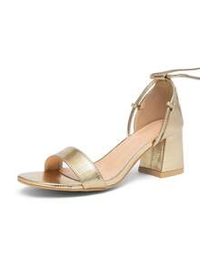 CUCCOO SZL Women Heeled Sandals Valentine's Day - Gold 4 - View 10