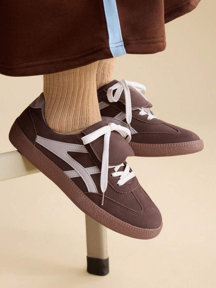 CUCCOO EASI Women's Beige Casual Sporty Sneakers For Christmas