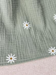 Franclia Women's Daisy Print Drawstring Sleeveless Top, Fashionable For Spring/Summer Vacation - Multicolor - View 5