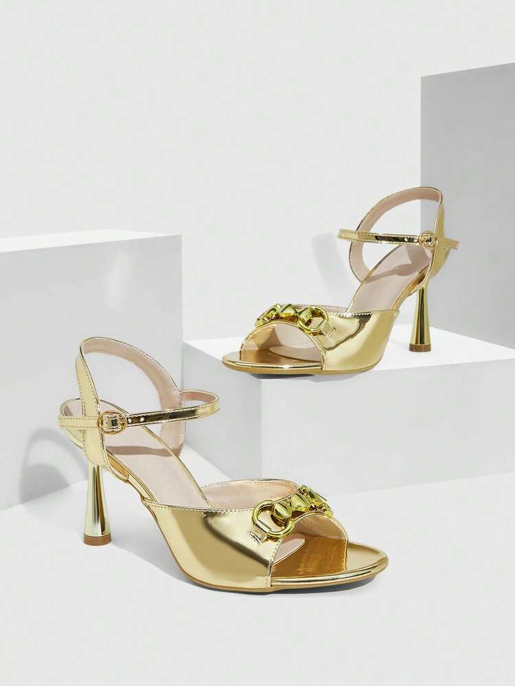 CUCCOO SZL Women's Strap Waterproof Bow High Heel Sandals, Sexy Fashion Goddess High Heels For Summer