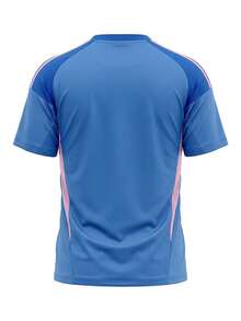 Adidas Men's Sports Tees & Tanks Comfortable Versatile Lightweight Daily Weekend Sports Blue JI9715 - Blue - View 2