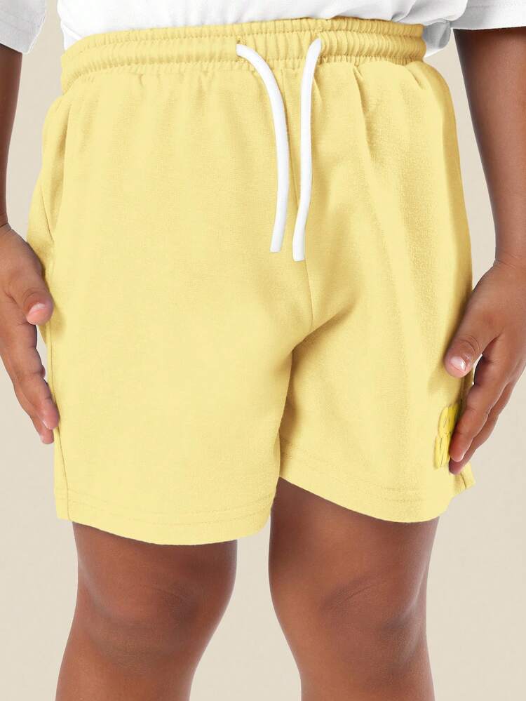 Oversized Good Vibes T-Shirt And Shorts Set
