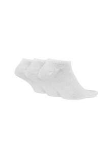 Nike 3 Pairs Unisex Athletic Socks - White - View 2
