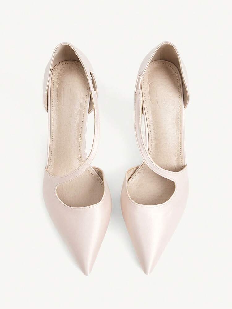 CUCCOO CHICEST Women Shoes Snake Strap Pointed Heels Summer Shoes Wedding Shoes Bride Shoes