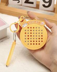 MINKOJA 1-Pack Viral Mini Fidget Toy - Magnetic Ball Drawing Pad Keychain Accessory - Multicolor - View 4