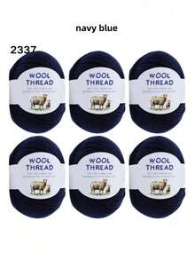 6 Sợi len lông cừu Merino Úc 300g 70% len Merino 30% sợi chống xù mềm mại thoải mái thoáng khí màu sắc rực rỡ dùng để đan áo len, áo vest, đồ thủ công mỹ nghệ, đồ dùng thủ công DIY - gói 6 quả bóng - Xem 44