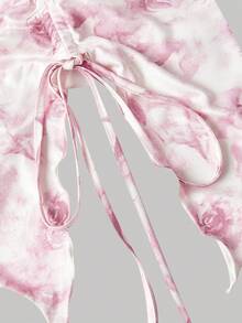 SHEIN MOD 3件套女士休闲抹胸上衣，不对称下摆设计，适合约会和外出穿着。 - 彩色 - 查看 5