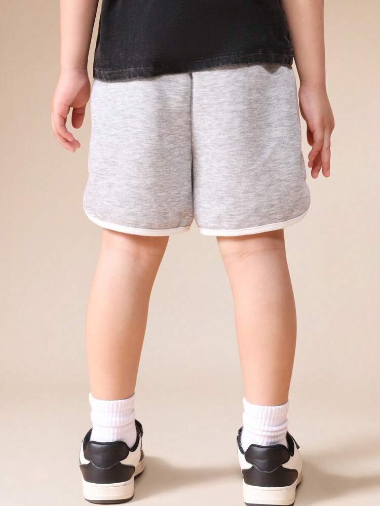 Runner Shorts With Logo Print