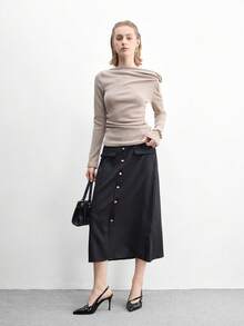 CUCCOO BIZCHIC 女士性感尖头交叉绑带搭扣高跟凉鞋，春夏时尚派对鞋 - 黑色 - 查看 7