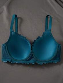 DesireSculpt 3件套性感蕾丝拼接女士文胸套装 - 彩色 - 查看 8