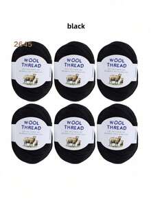 6 Sợi len lông cừu Merino Úc 300g 70% len Merino 30% sợi chống xù mềm mại thoải mái thoáng khí màu sắc rực rỡ dùng để đan áo len, áo vest, đồ thủ công mỹ nghệ, đồ dùng thủ công DIY - gói 6 quả bóng - Xem 27