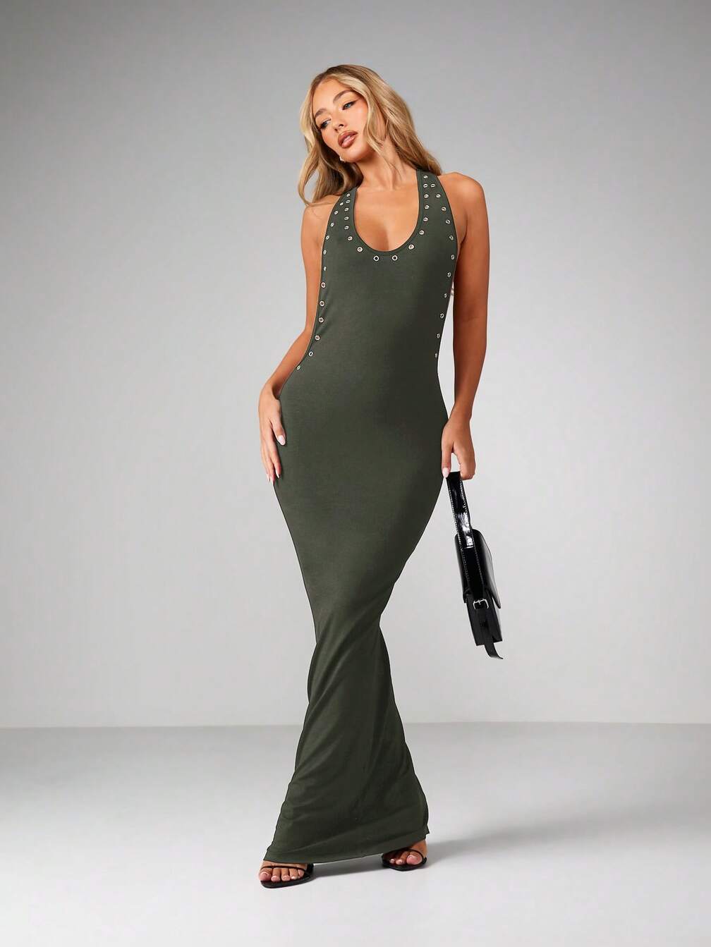missguided green dress jacquard satin cami with ruched sides in emerald Cowl neck Missguided Plus Day dress -