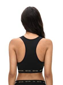Set de 3 sujetadores de mujer con estampado de letras de moda - Multicolor - Ver 2
