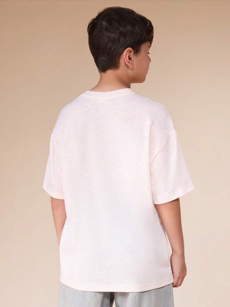 Oversized Boys Fun Pasta Graphic Tee Shirt Short Sleeve Crew Neck Novelty Food Print Summer Casual Top Graphic Tee Streetwear Graphic T Youth