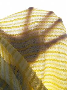 VENTUSAIL 男士休闲复古度假宽松短袖Polo衫，日常出行和度假必备，馈赠亲友佳品，适合男士穿着，休闲娱乐、周末旅行、户外活动、探险旅行、轻松的工作环境或半正式场合，也是送给男友/丈夫、周年纪念/生日、夏季假期、婚礼、春夏、复活节等场合的理想之选。轻盈透气的黄白条纹Polo衫，短袖针织面料，打造夏季时尚造型。男士黄白条纹衬衫，男士夏季衬衫，柠檬黄衬衫，衬衫，牙买加衬衫。 - 黃色 - 查看 7