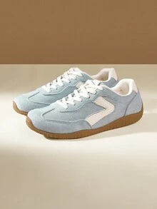 CUCCOO EASI Women's Flat-Bottomed Comfortable Casual Sneakers - Blue - View 6