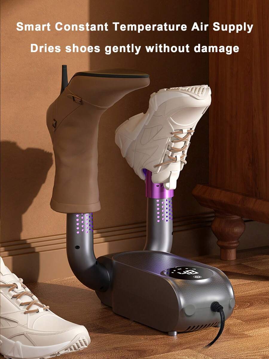 Teckwe New Intelligent Shoe Dryer, Fast Drying, Timed, Portable, Folding, Student Shoe Dryer, Constant Temperature, Deodorization, Shoe Drying - Multicolor - View 1