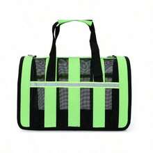 Bolsa transportadora plegable para gatos/perros pequeños, de gran capacidad y transpirable, adecuada para todas las estaciones, bolsa de transporte para gatos - Naranja - Ver 15