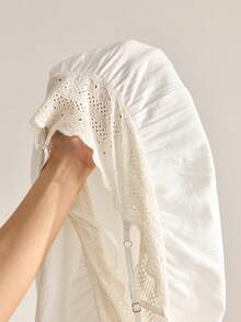 Ocili Women's Loose Fit Hollow Out Embroidery Camisole Dress, Loungewear - White - View 8