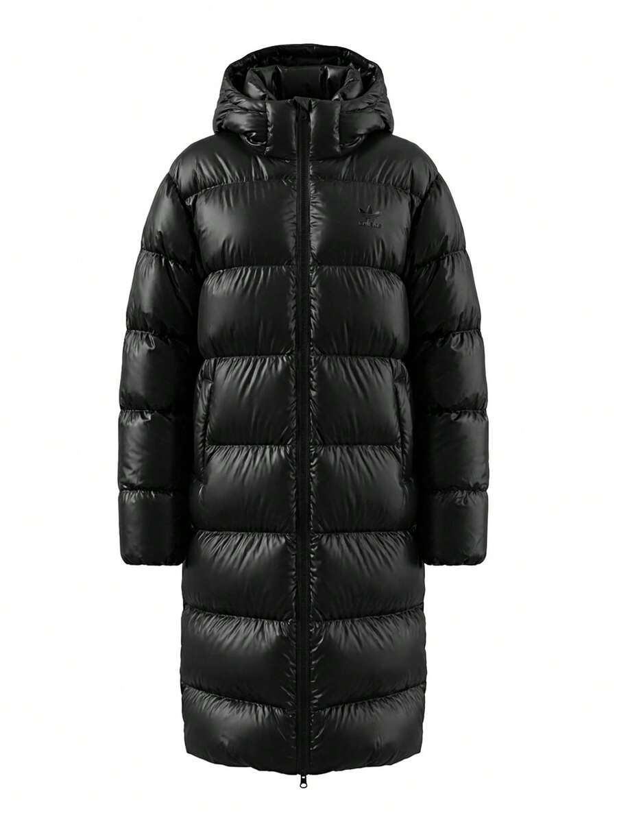 Adidas Originals Men's Long Rain Jacket - Black - View 1