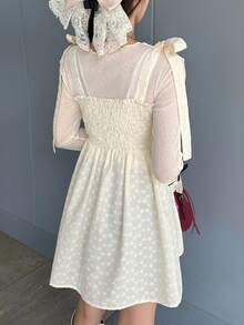 FRIFUL Women's Fashionable Vacation Cute Style Halter Top - White - View 9