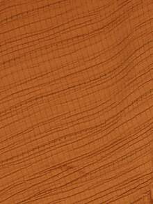 MUSERA Cheesecloth Asymmetric Slash Neck Draped Long Sleeve Top Spring Summer Vacation Beach Elegant Ibiza Festival Holiday Tajine - Orange - View 6