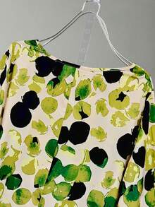 Linhara 优雅通勤度假风休闲女装，畅销百搭舒适面料，圆领长袖常规款黑白大码衬衫，春夏秋三季皆宜。 - 彩色 - 查看 4