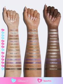 SHEGLAM Crystal Jelly Glaze Stick-Starlit Silvermulti-Use Single Eyeshadow Stick Glitter Shimmer Long-Lasting High Pigment Brand Beauty Makeup Face Paint Cosmetic For Women Girls Perfect For Winter Spring Ideal For Y2K Fancy Fashion Suitable For Birthday Valentine'S Day Gift Rave Party Ready Best Color - Starlit Silver - View 9