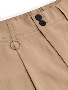 Manfinity Hypemode Men's Casual Loose Shorts - Khaki - View 6