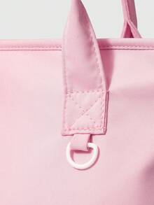 ROMWE Kawaii Flower Tote Bag Shoulder Bag - Pink - View 3