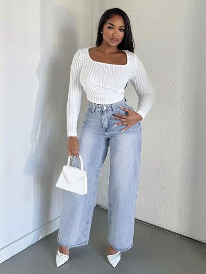 Alexandranx 温暖牛仔女式简约前扣多口袋休闲牛仔裤，日常穿着加厚牛仔布