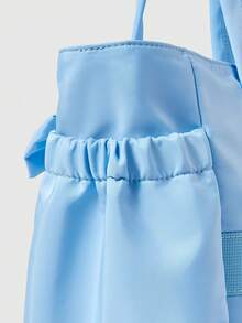 Kawaii 女士手提包，粉色 - 藍色 - 查看 5