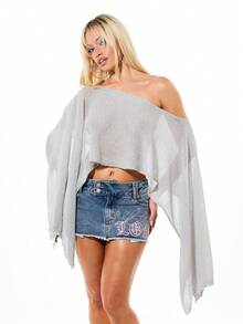 SUMWON WOMEN Women Knit Tops - Silver - View 1