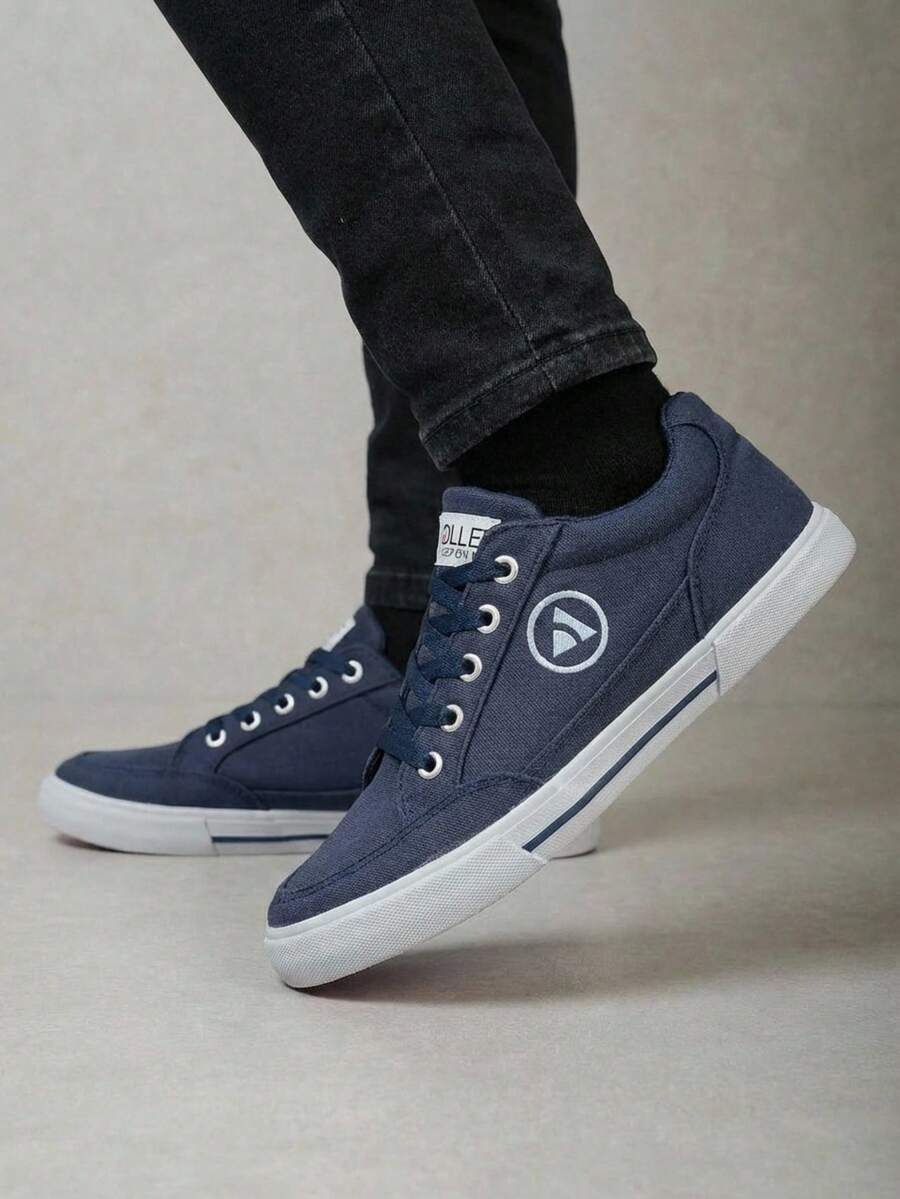Men Sneakers - Navy Blue - View 1