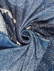 SHEIN 孕妇时尚星形印花紧身吊带连衣裙，夏季 - 藍色 - 查看 7