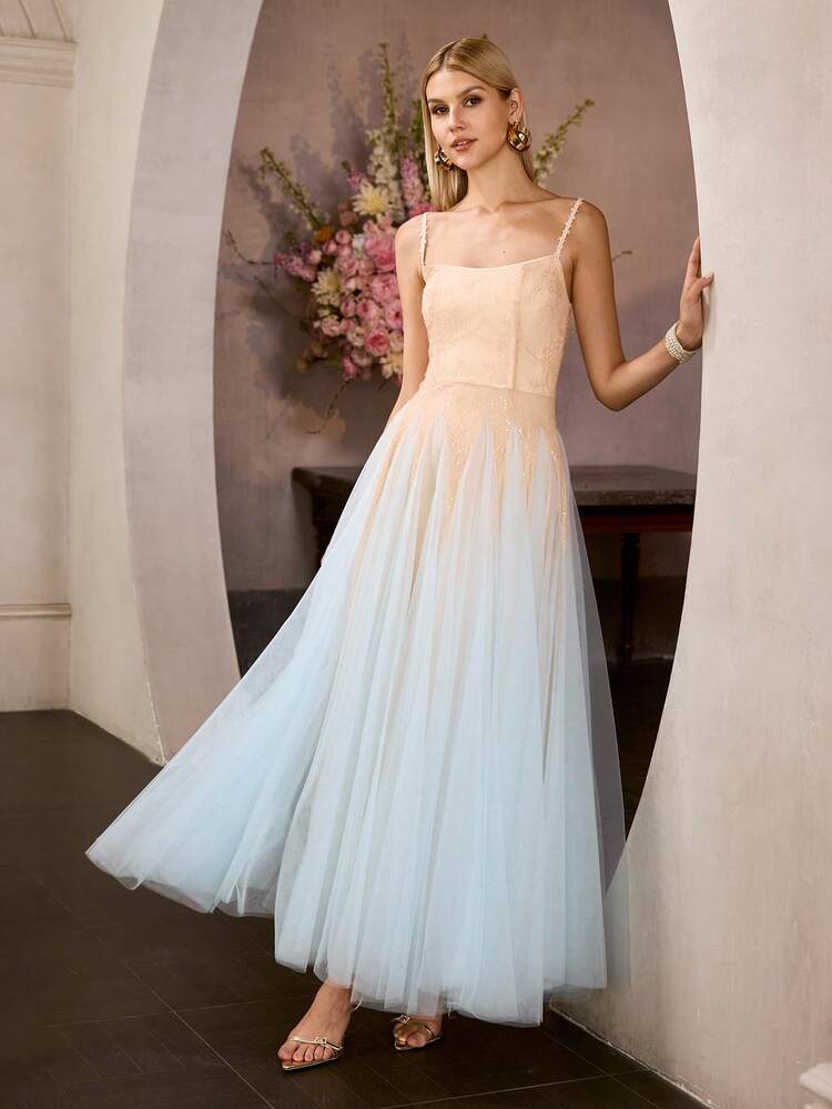 MOTF Soiréza SPRING/SUMMER PLEATED CINCHED WAIST FORMAL DRESS